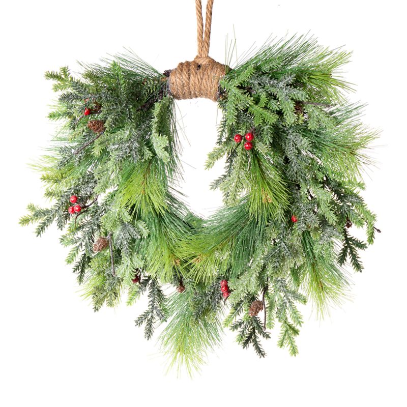 1BW320WP Frosted Berry Wreath