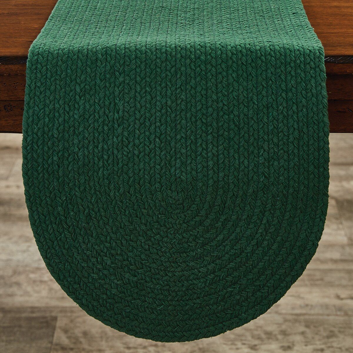 BI505R Green Braided Runner