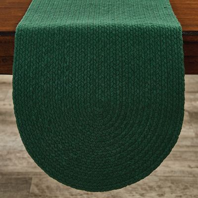 BI505R Green Braided Runner