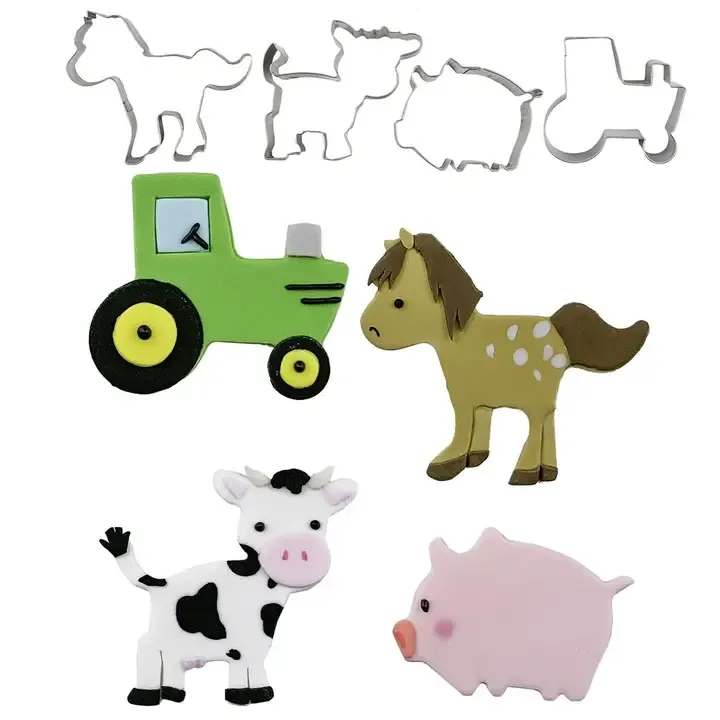 KE506 Farm Cookie Cutters
