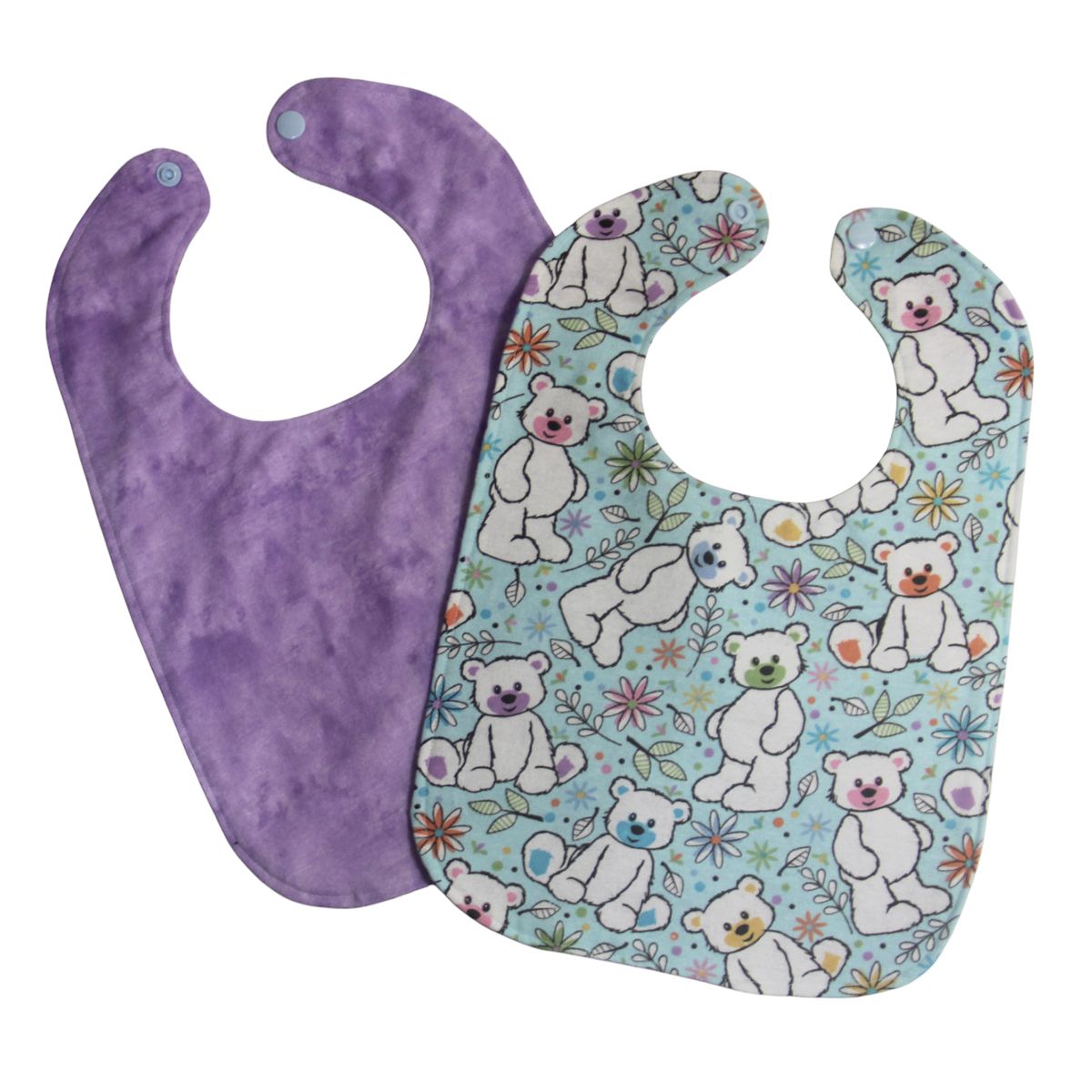 NSP113B Lavender Bear Bib