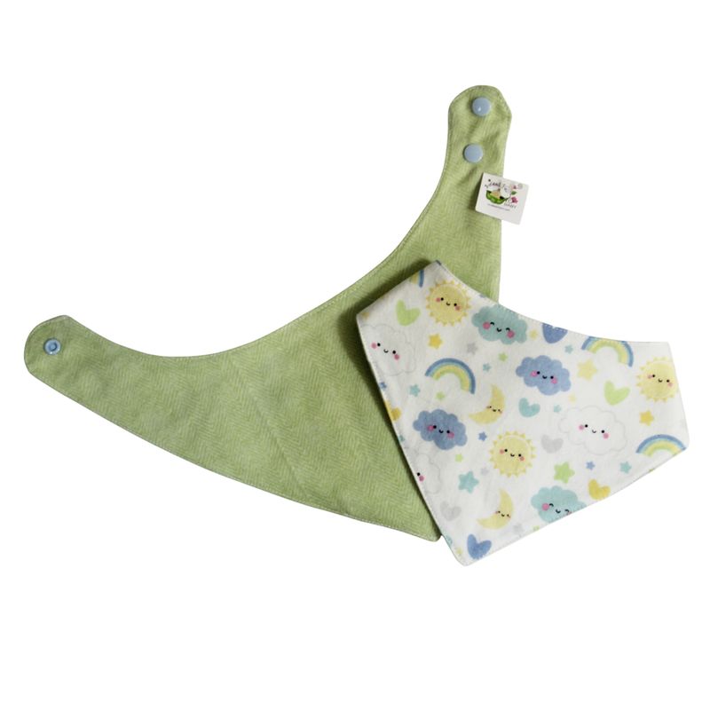 NSP112N Rainbow Bandana Bib