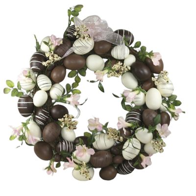 1B262 Chocolate Egg Wreath