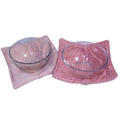 KL875W Peach Batik Bowl Cozy