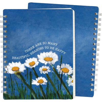 PD863 Daisy Spiral Notebook PD863 Daisy Spiral Notebook