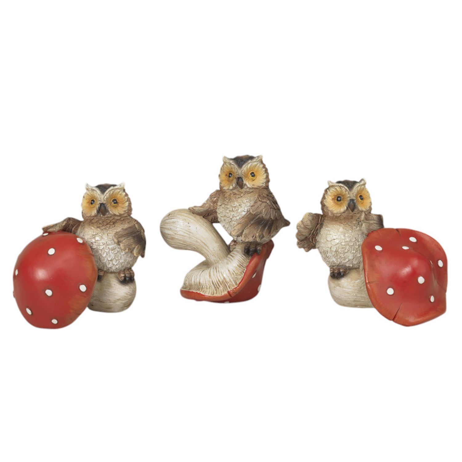 GC134 Owl on Mushroom