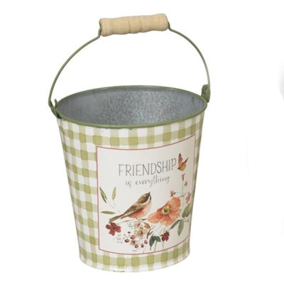 GP327 Bird Metal Bucket