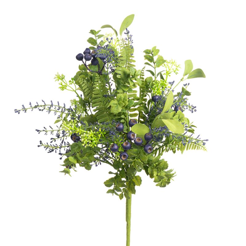 1B300 Blue Pod Fern Spray