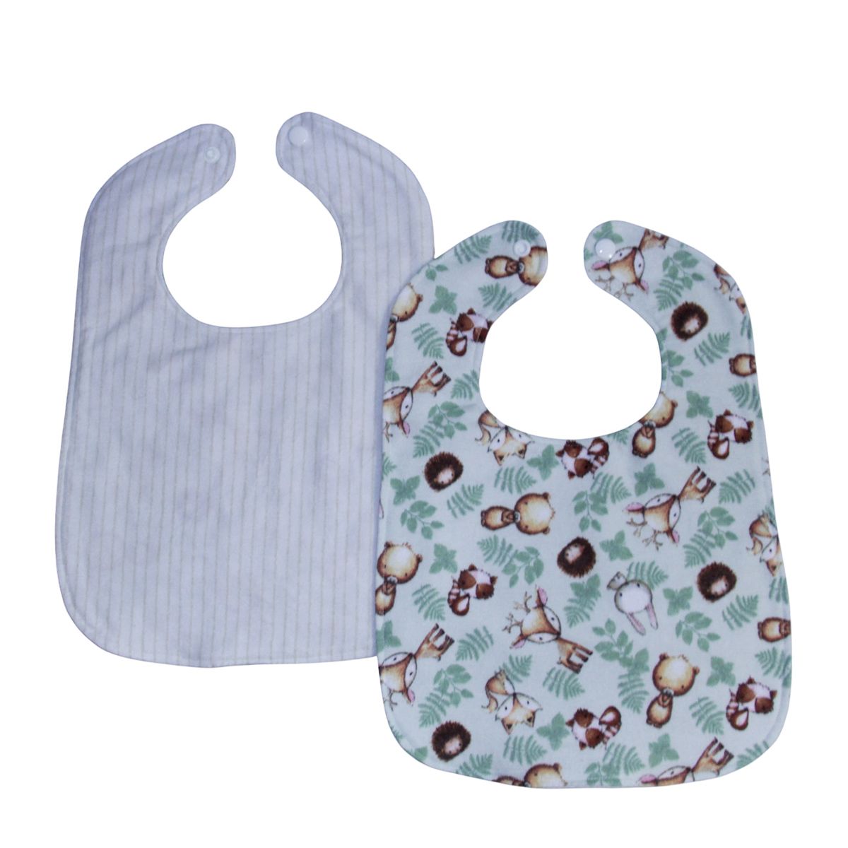 NSP109B Wood Critters Toddler Bib
