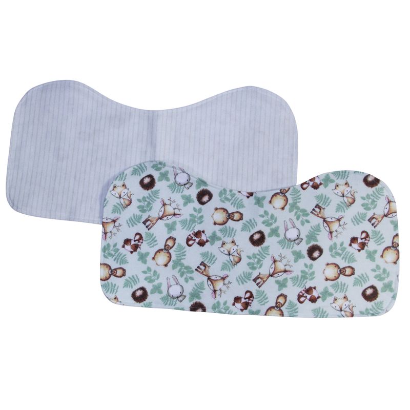 NSP109P Wood Critters Burp Pad