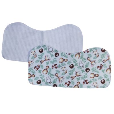 NSP109P Wood Critters Burp Pad