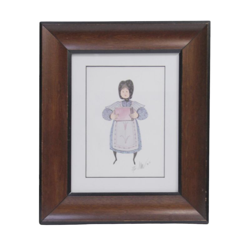 TG225 Girl Framed Print