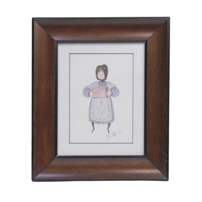 TG225 Girl Framed Print