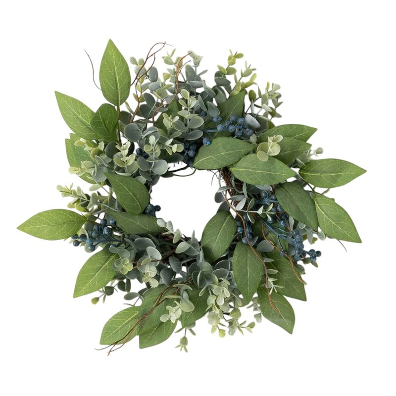 1B252CR Mixed Foliage Candle Ring