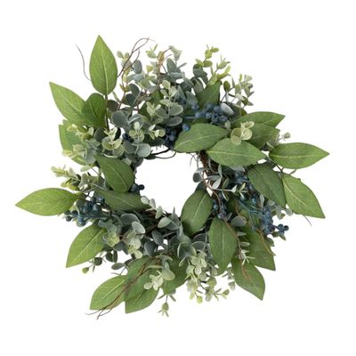 1B252CR Mixed Foliage Candle Ring