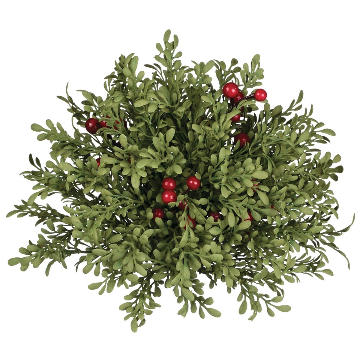 1B039Orb Mini Leaf with Holly Berry Orb