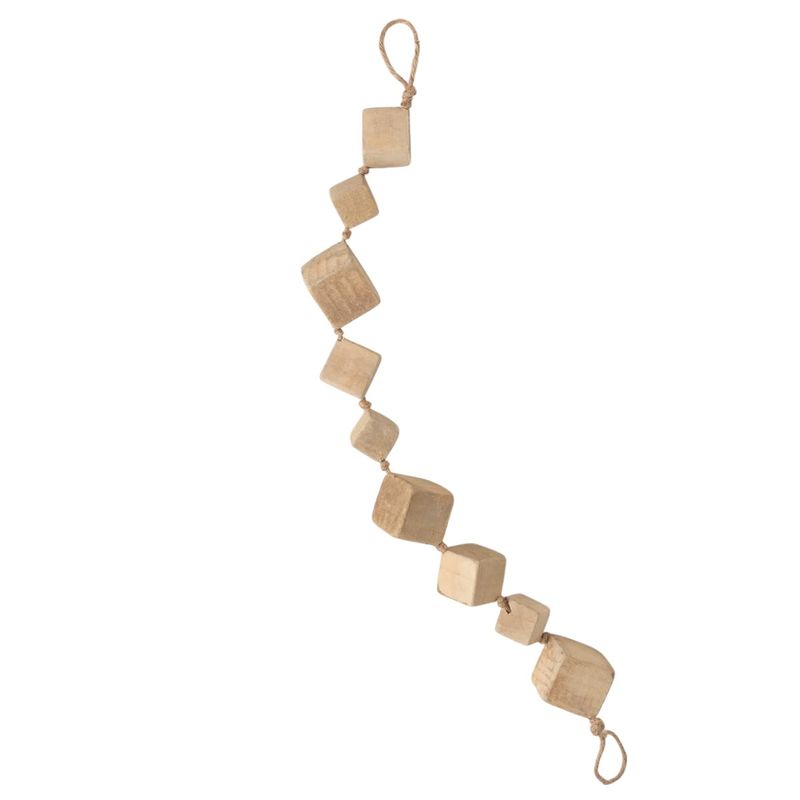 AC508 Wooden Block Garland