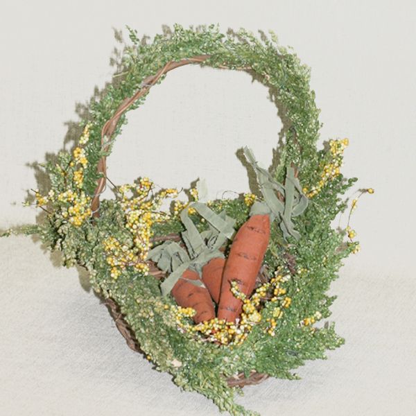 1B763 Greenery Easter Basket