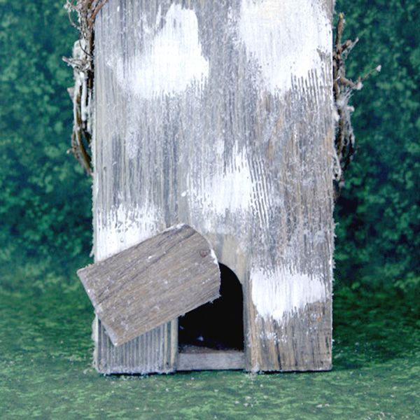 4B162L Frosted Bird House
