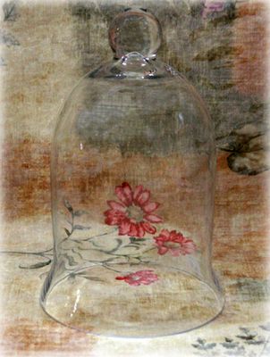 DO328 9inch Clear Glass Cloche Dome
