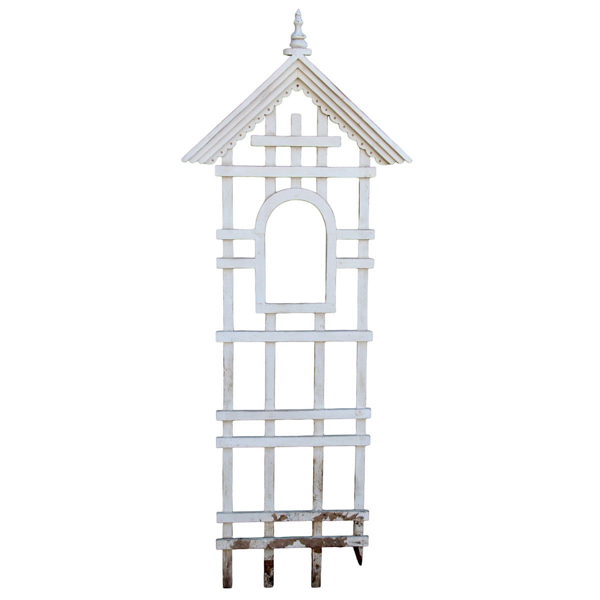 DO386 White Arch Trellis