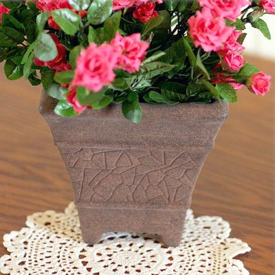 G2178L Large Faux Stone Pot