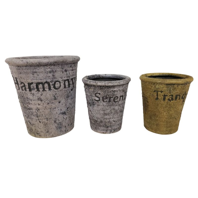 GP203 Garden Pots with Inspiring Words