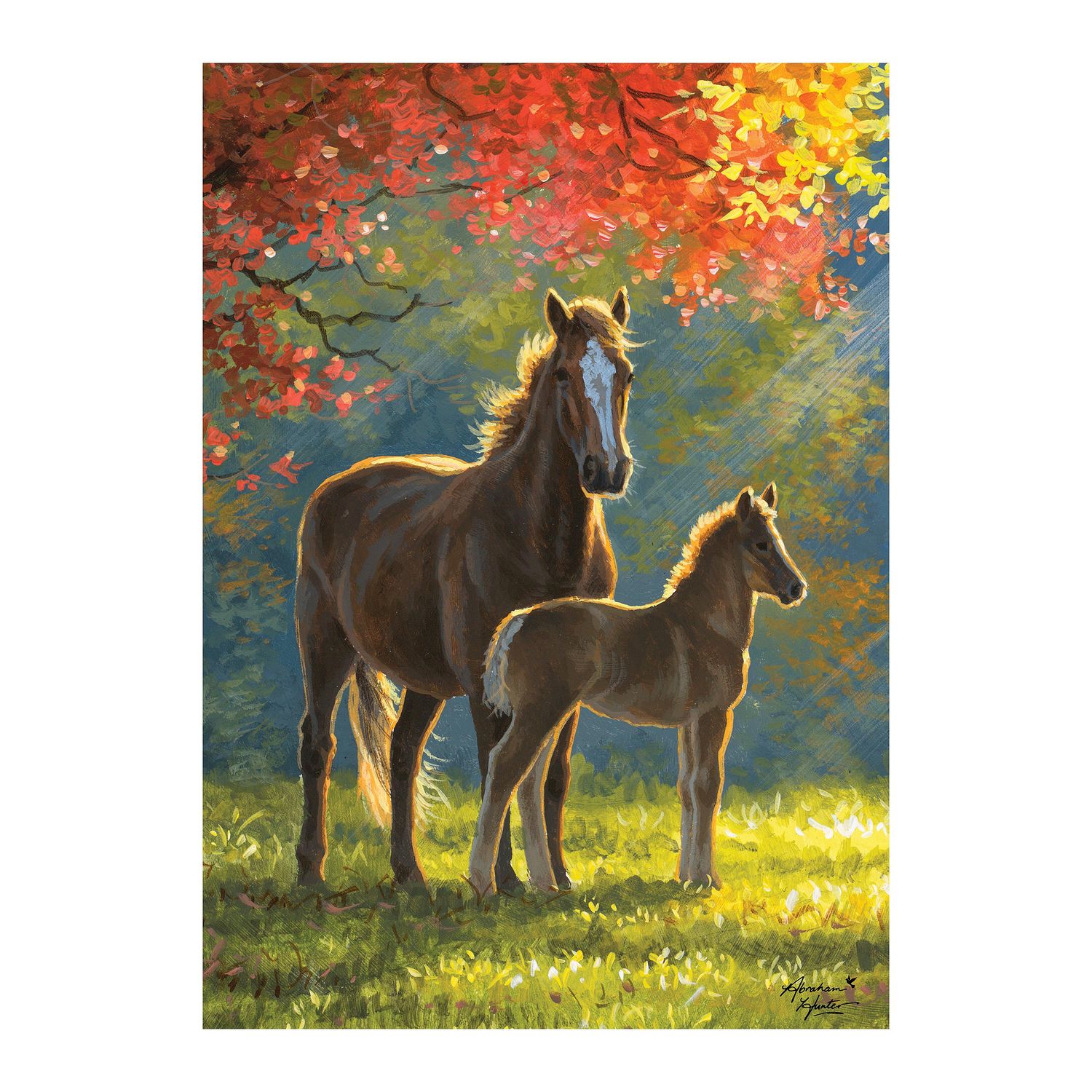 DO306F Fall Horse House Flag
