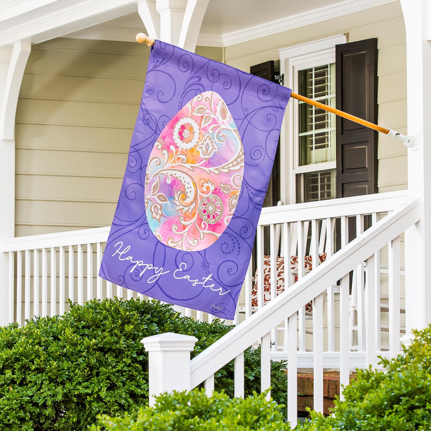 DO309F Pastel Egg House Flag