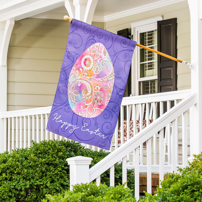 DO309F Pastel Egg House Flag