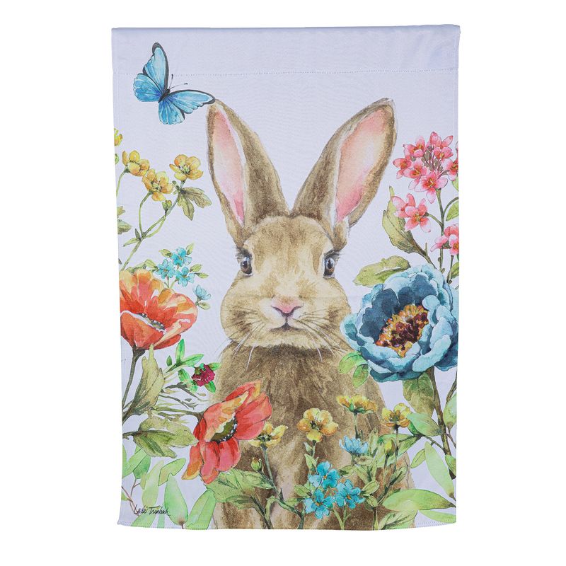 DO312F Garden Bunny House Flag