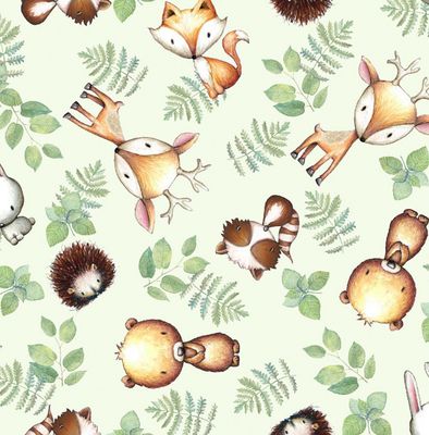 NSP109H Wood Critters Hair Tie