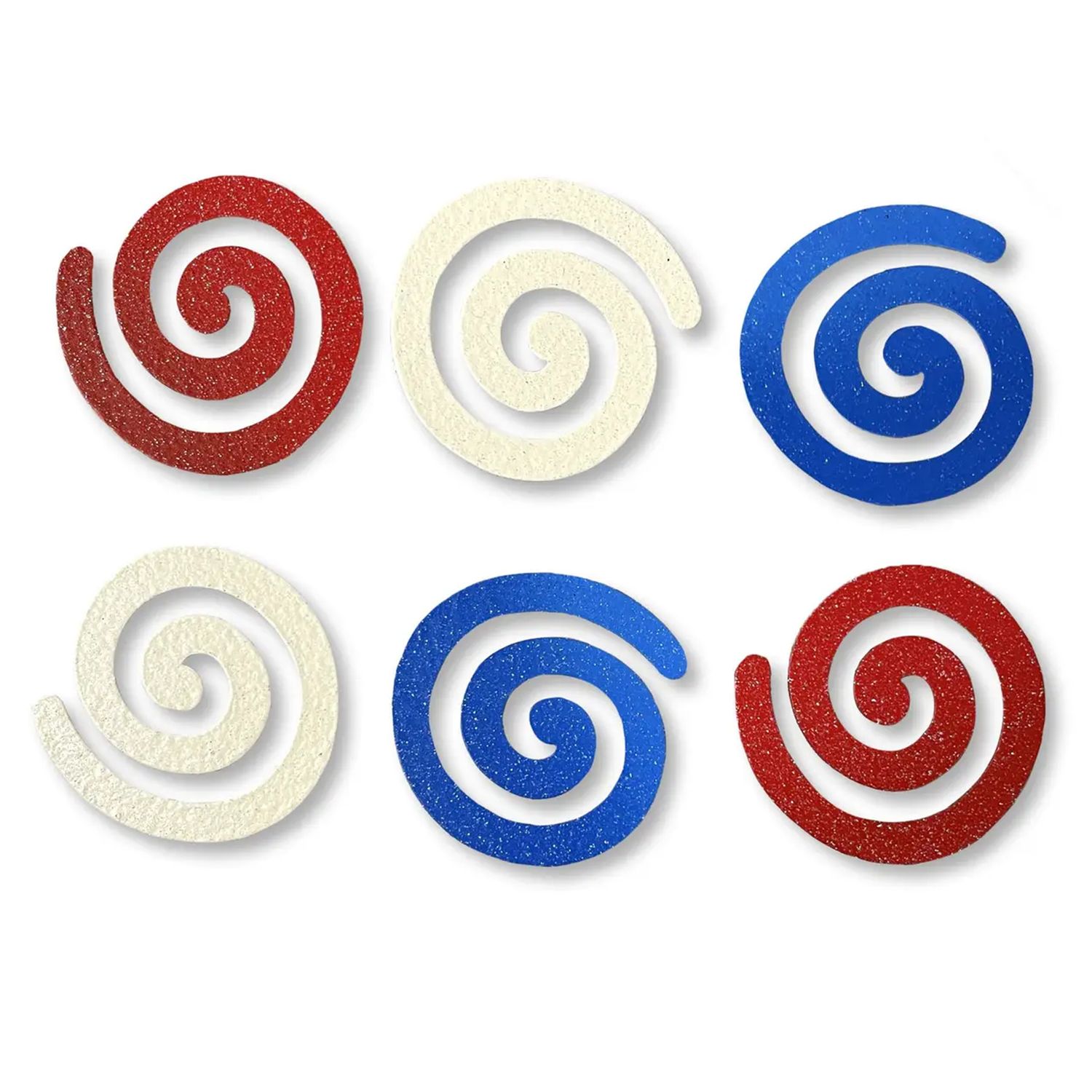 OG288 Red White and Blue Curl Magnets