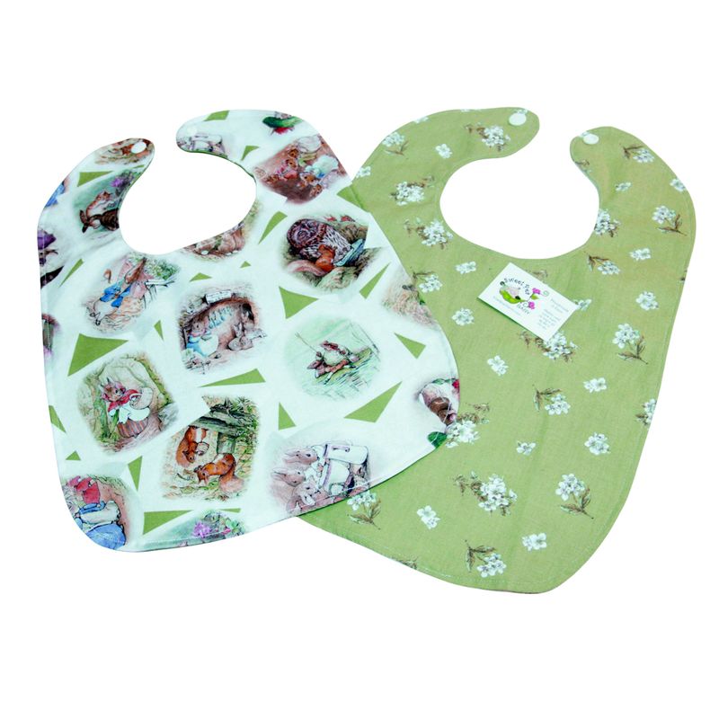 NSP125B Vintage Storybook Rabbit Bib