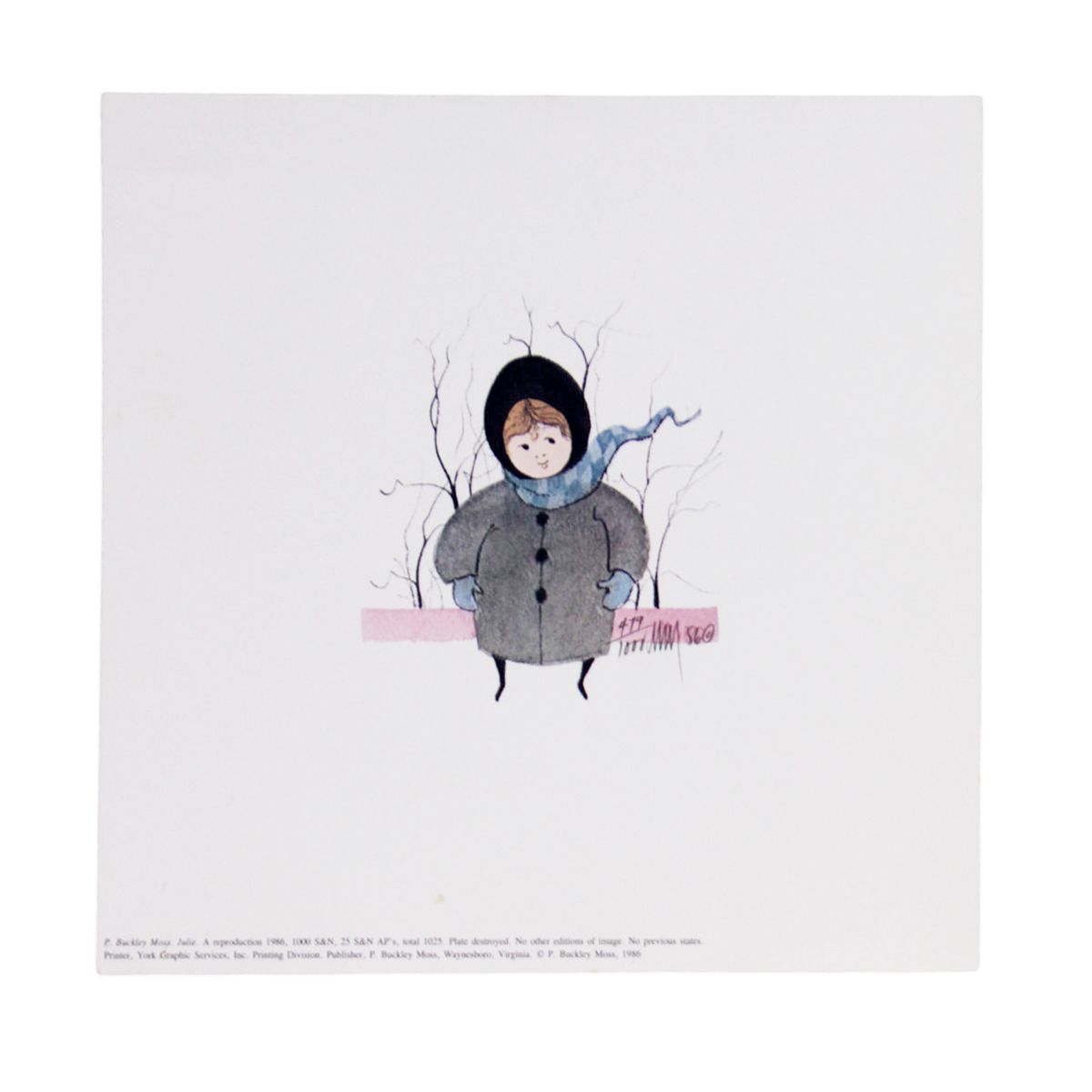 TG226 Julie - P Buckley Moss - Print