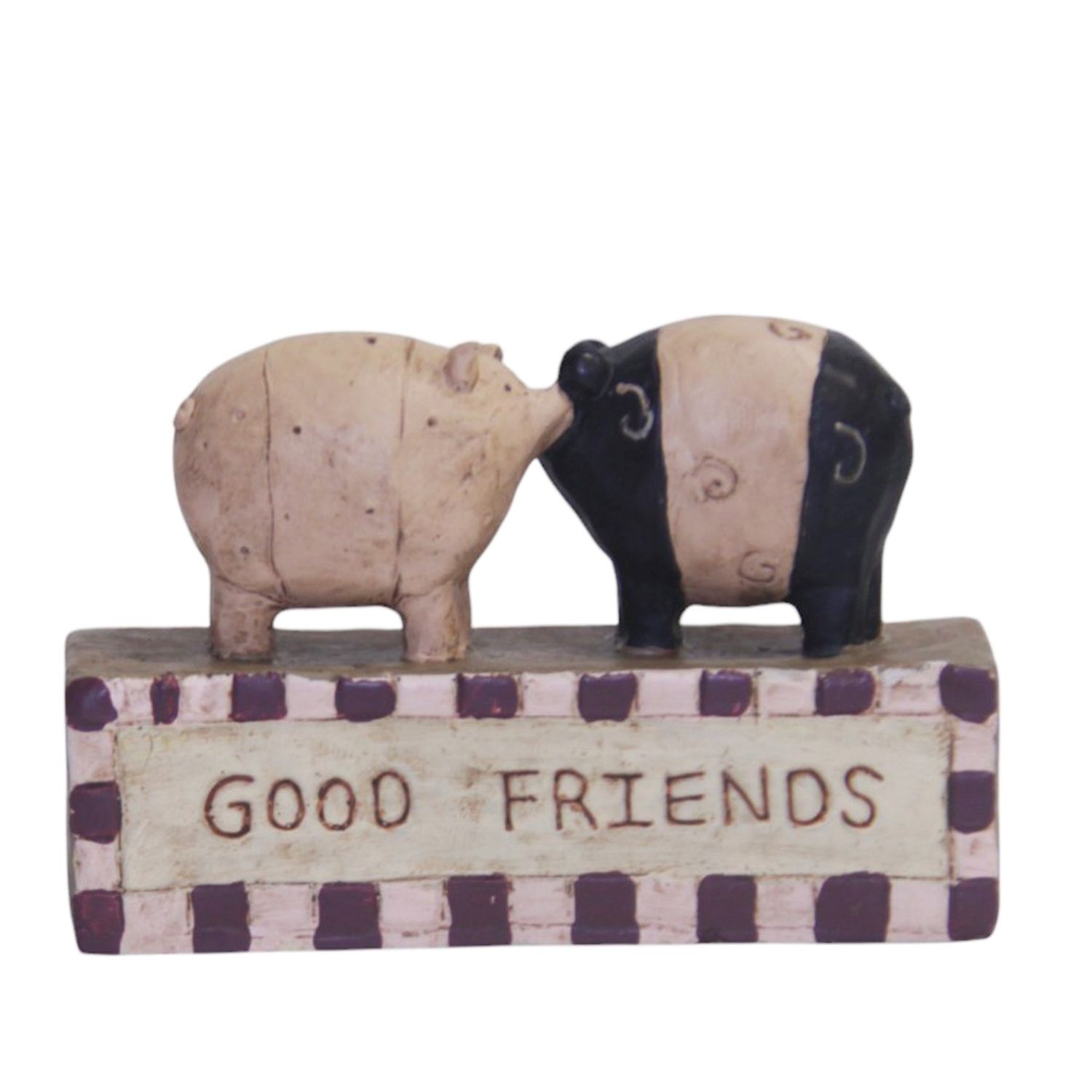 MN119 Good Friends Pig Block