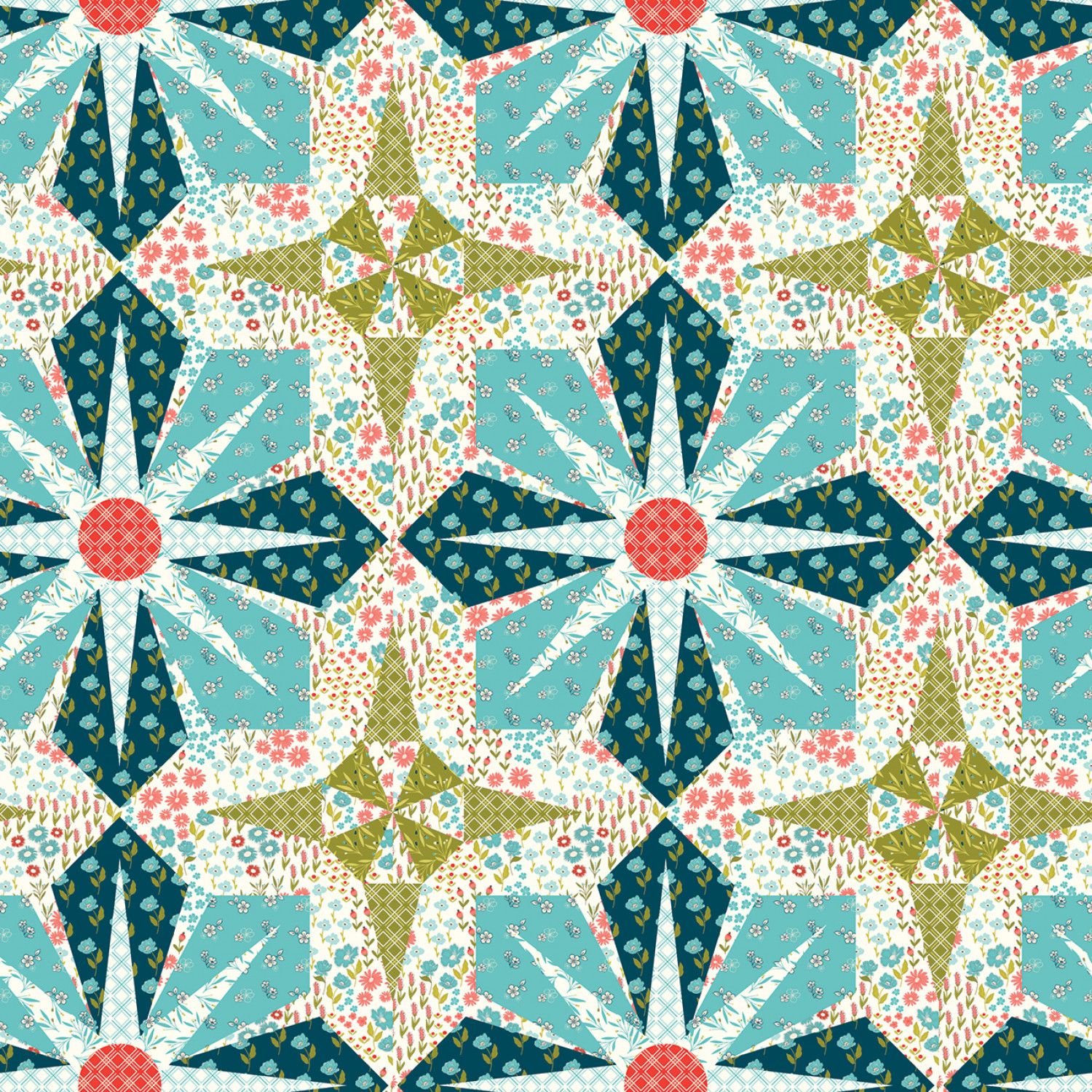 KL890CZ Teal Star Casserole Cozy