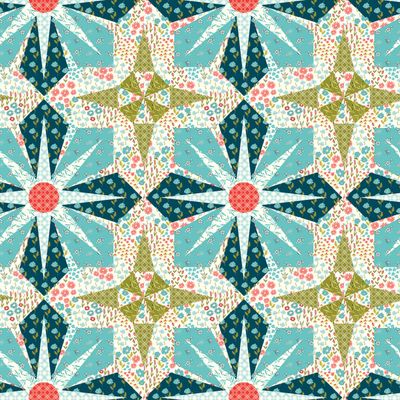 KL890CZ Teal Star Casserole Cozy