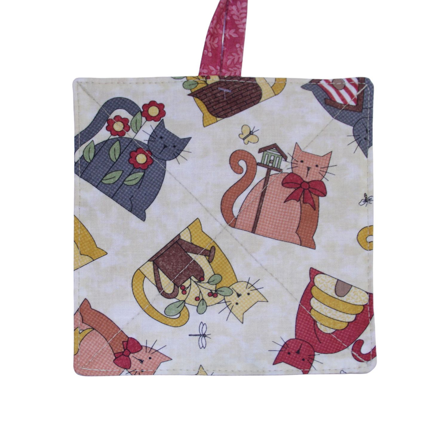 KL855J  Burgundy Cats Jar Opener