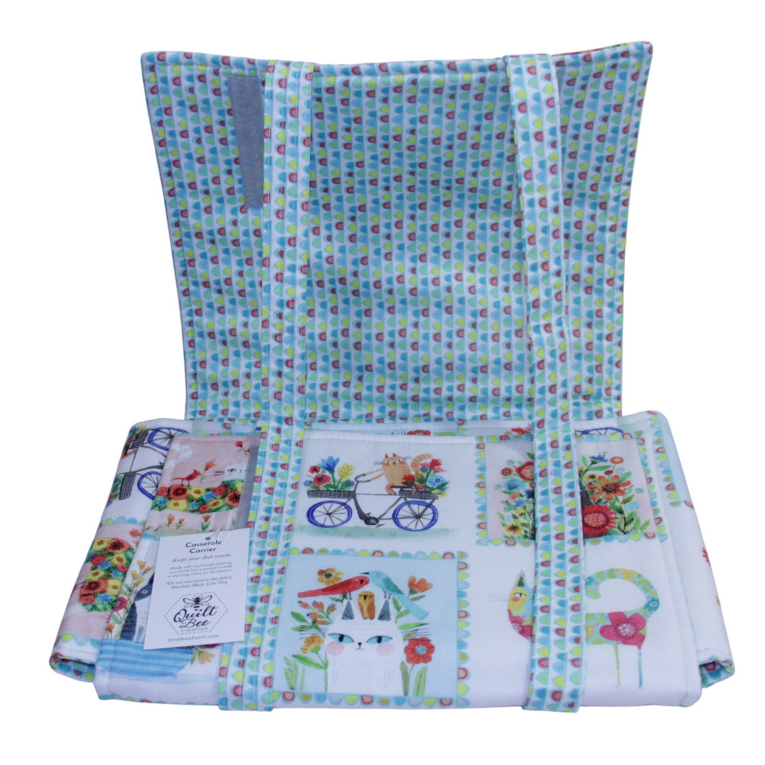 KL873CC  Scallop Cats Casserole Carrier