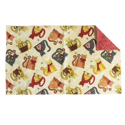 KL855M Burgundy Cats Placemat