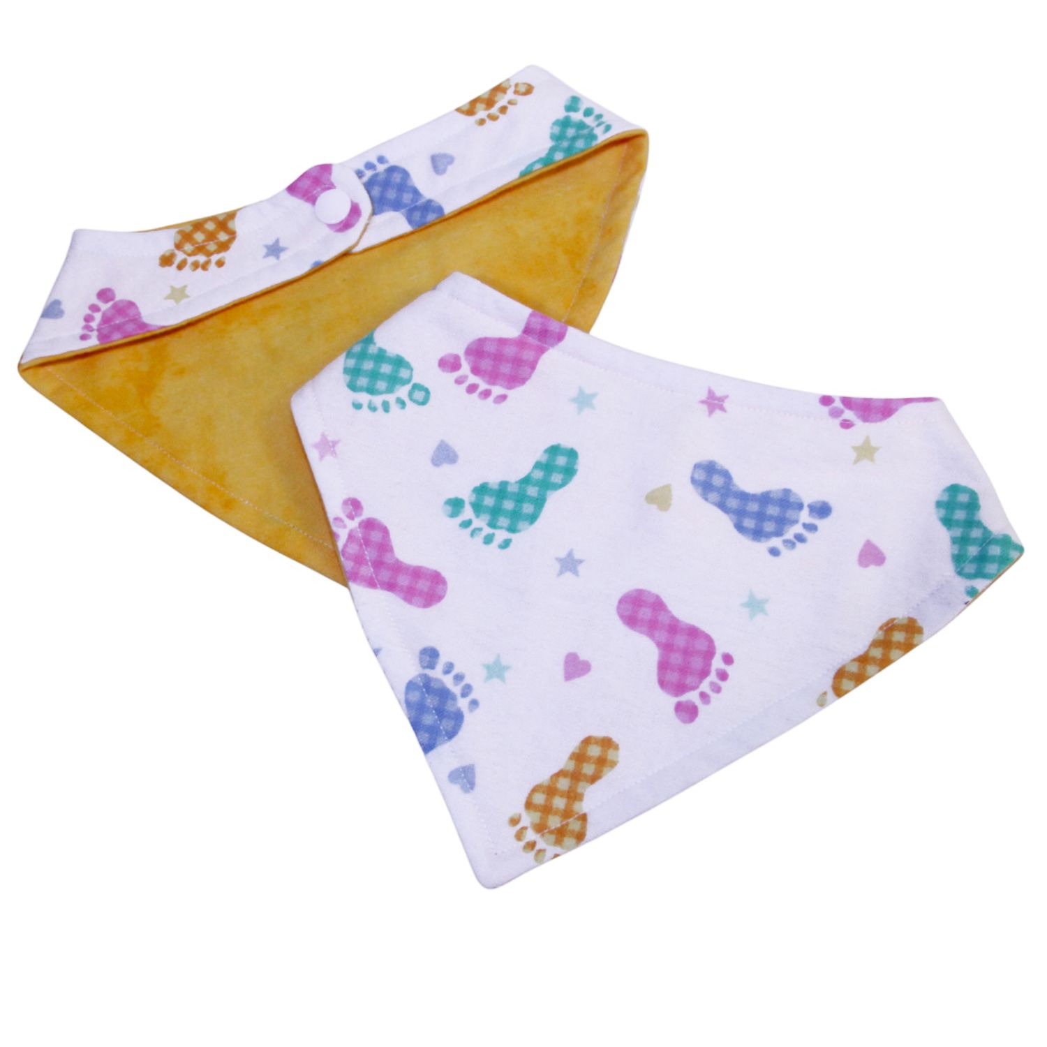 NSP106N Happy Feet Bandana Bib