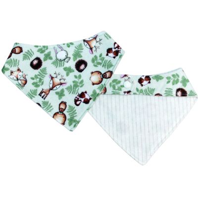 NSP109N Woodland Critter Bandana Bib