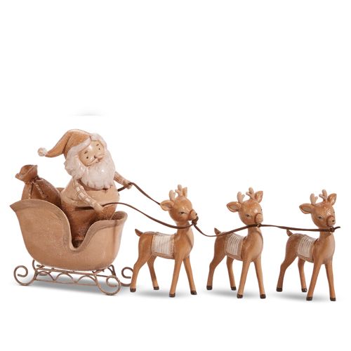 XX093 Natural Santa Sleigh