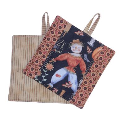 KL891H Prim Scarecrow Hot Pad