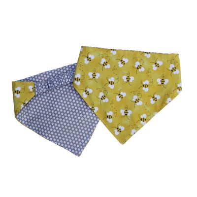 KL876B Bee Hive Dog Bandana KL876B Bee Hive Dog Bandana