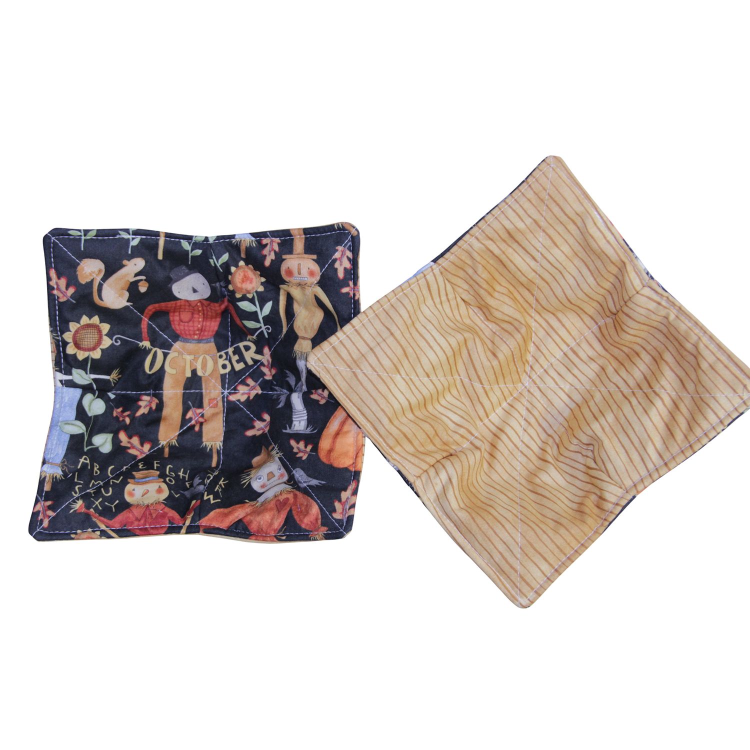 KL891W Prim Scarecrow Bowl Cozy