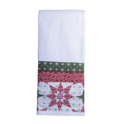 KL881T Xmas Star Hand Towel KL881T Xmas Star Hand Towel