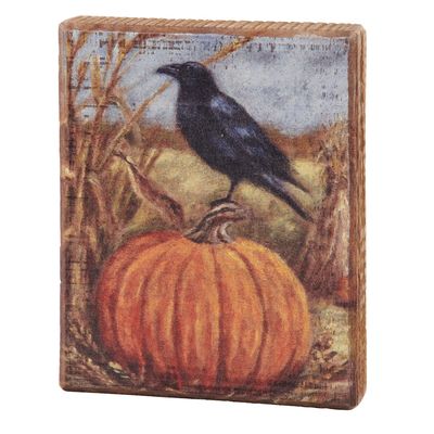 AC376 Pumpkin on Crow Block AC376 Pumpkin on Crow Block