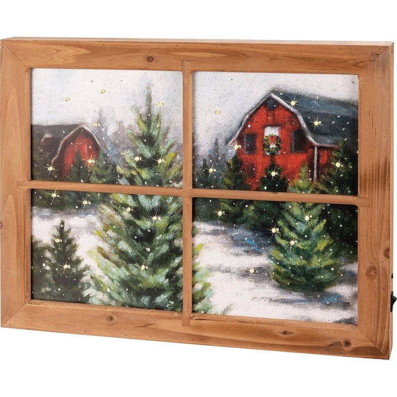 XC078 Lighted Winter Window